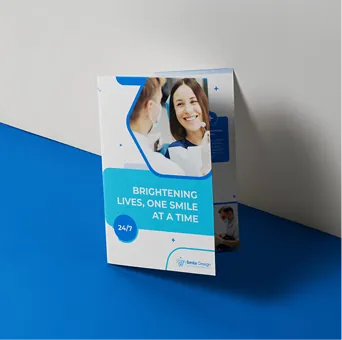 Dental clinic brochure design