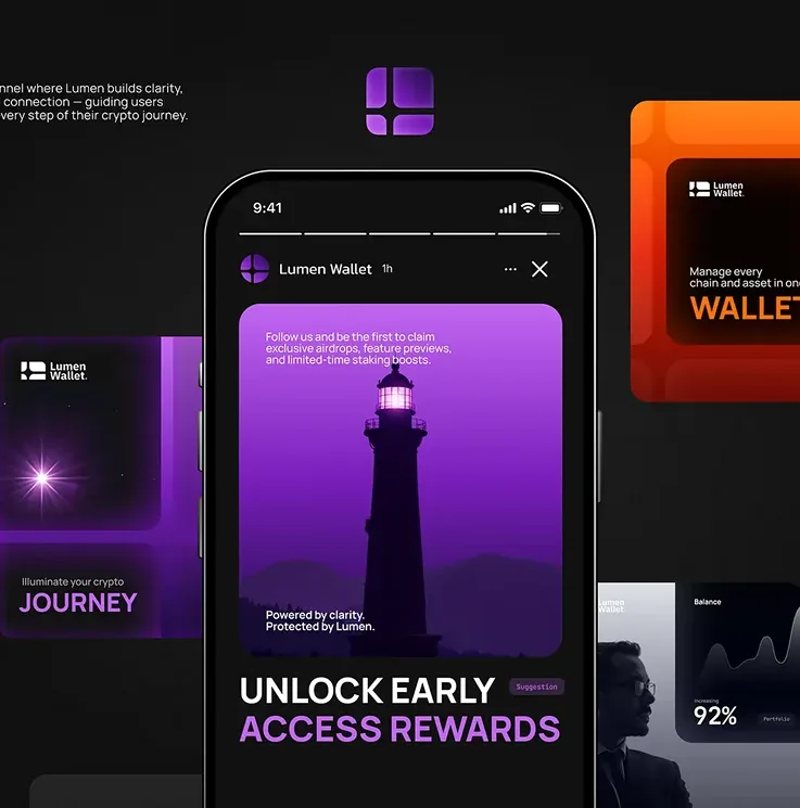 Lumen Wallet app branding