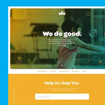 Community nonprofit website