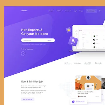 Job marketplace website