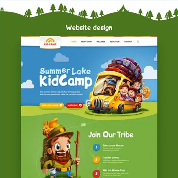 Kid Camp website