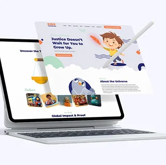 Kidz Learning Platform website