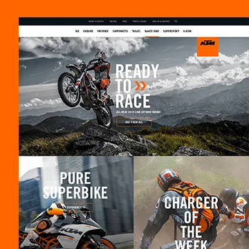 Motorcycle brand website