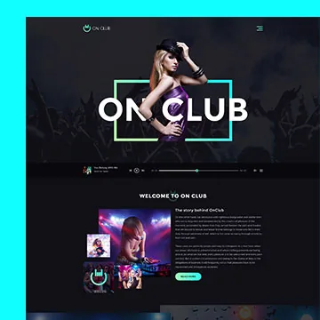 On Club nightlife website