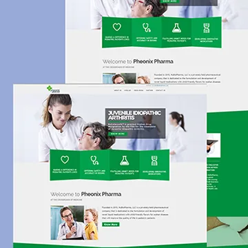 Pharmaceutical company website