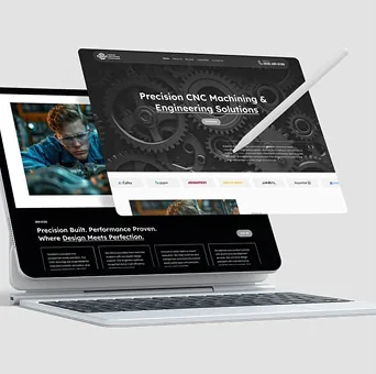 Precision CNC Engineering website