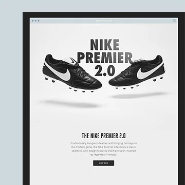 Product landing page