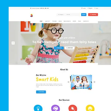 Smart Kids store website