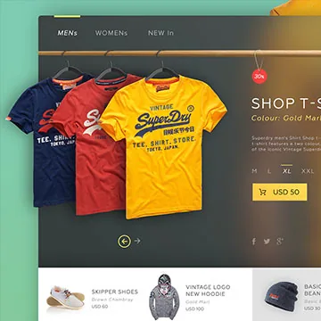 Streetwear fashion store website