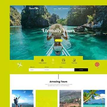 Travel tours website